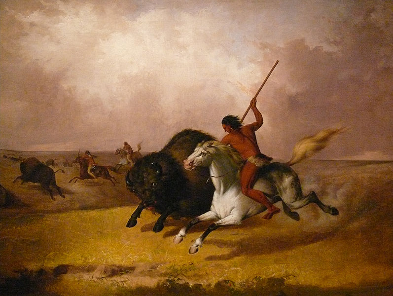 John Mix Stanley Buffalo hunt on the Southwestern plains